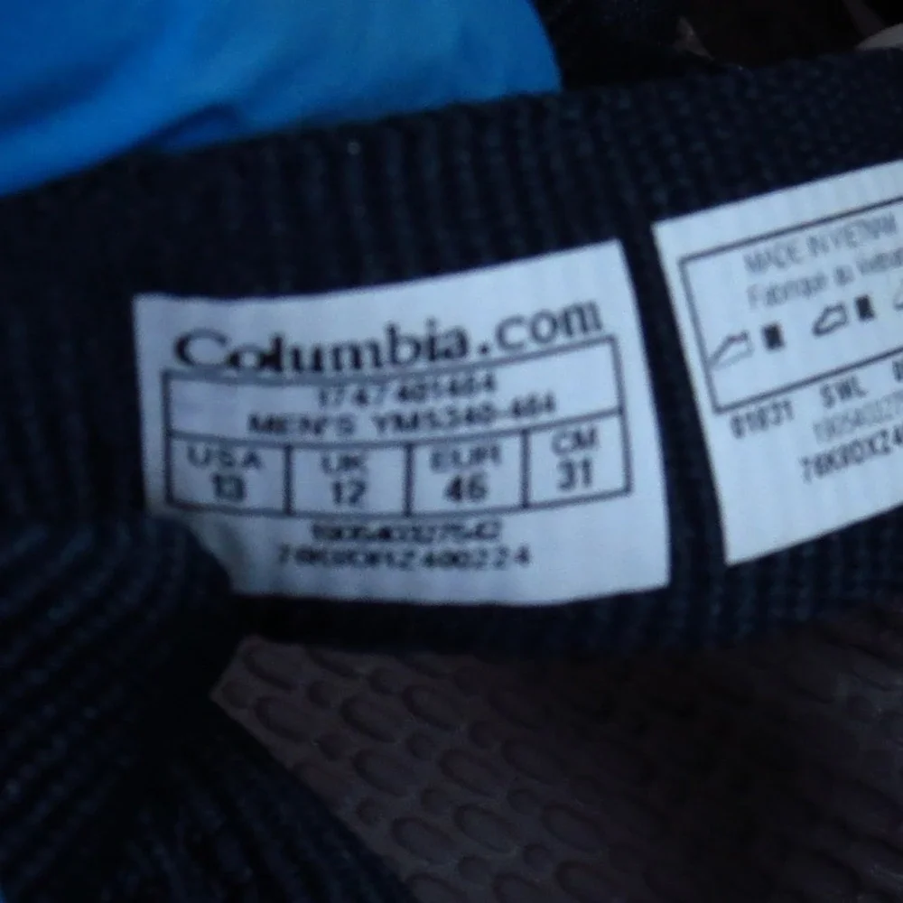 Columbia Red River Mens Strappy Sandals Size 13 Outdoor Water Navy Blue Grey